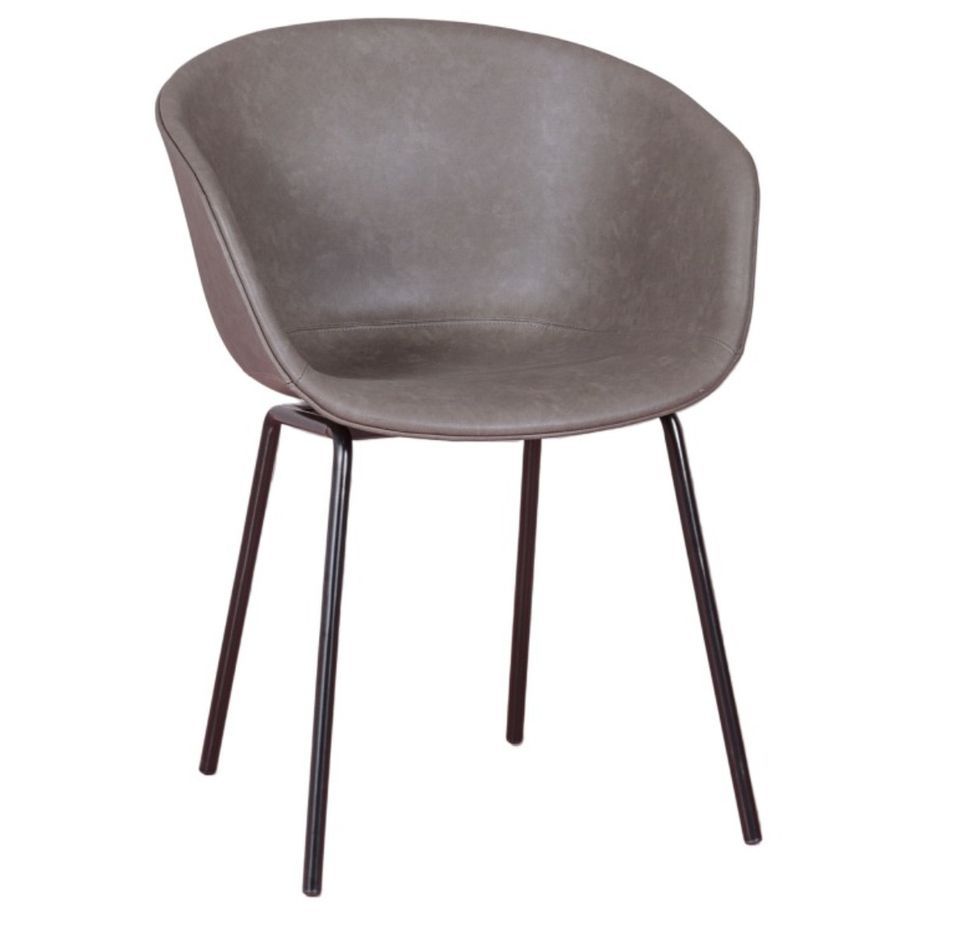 Chaise rembourrée Oliver en similicuir – Élégance et confort pour votre intérieur - Photo n°1