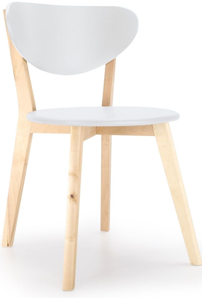 Chaise scandinave blanc Caprice - Lot de 2 - Photo n°1