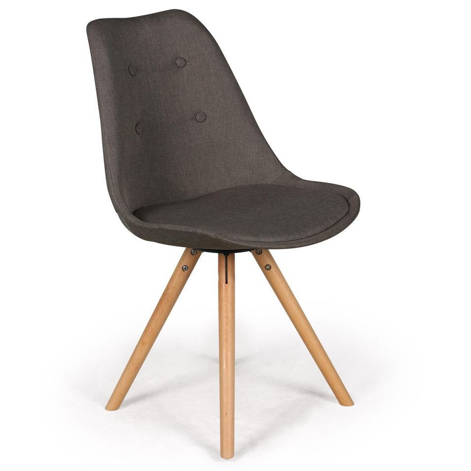 Chaise Scandinave gris foncé Pino - Photo n°1