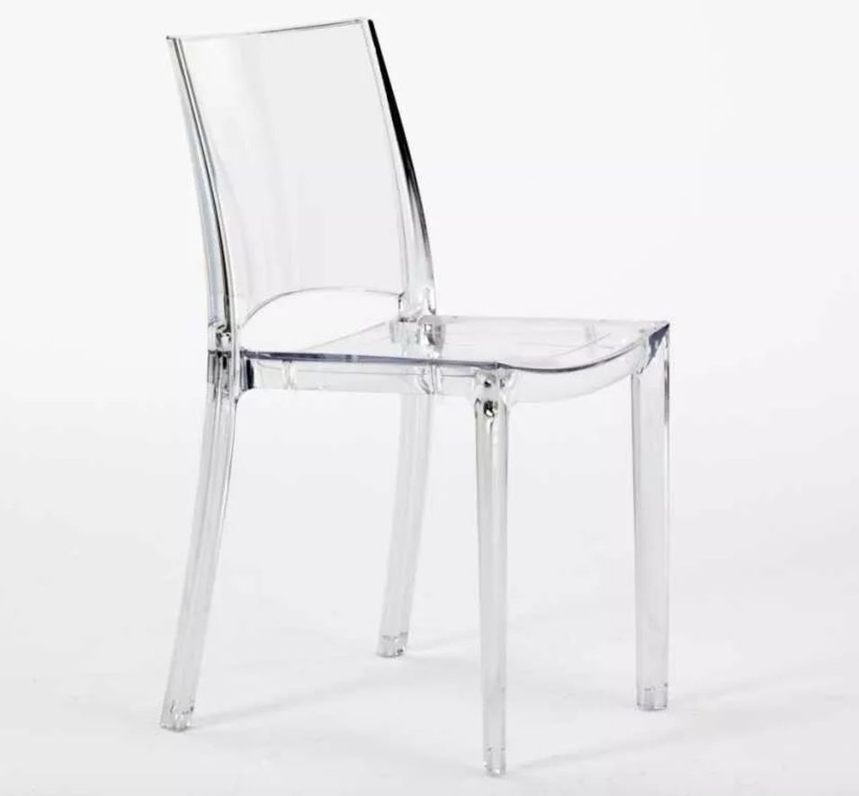 Chaise transparente SIDE - Photo n°1