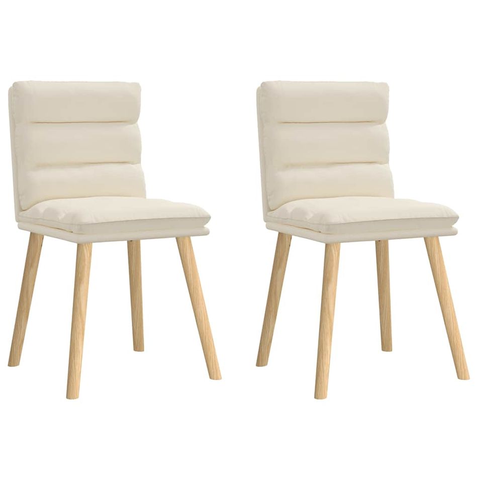 Chaises à manger lot de 2 Lin - Photo n°1