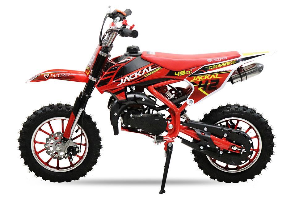 Chakal deluxe 49cc rouge 10/10 Dirt bike enfant - Photo n°1