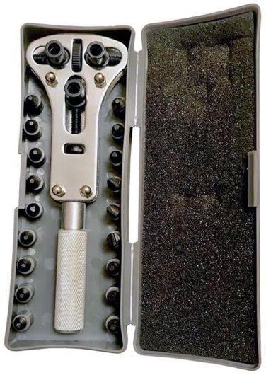 Chiave Economica A 3 Morsi Per Orologi (6 Set Punte Incl.) / Waterproof Economic Key (6 Clamps Sets Incl.) KEYBIGWATCH3 - Photo n°1