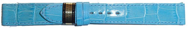 Cinturino In Vera Pelle St. Antigua L. Turchese Misura Mm 14-12 (ansa/horn - Fibbia/buckle) 121911714-12 - Photo n°1