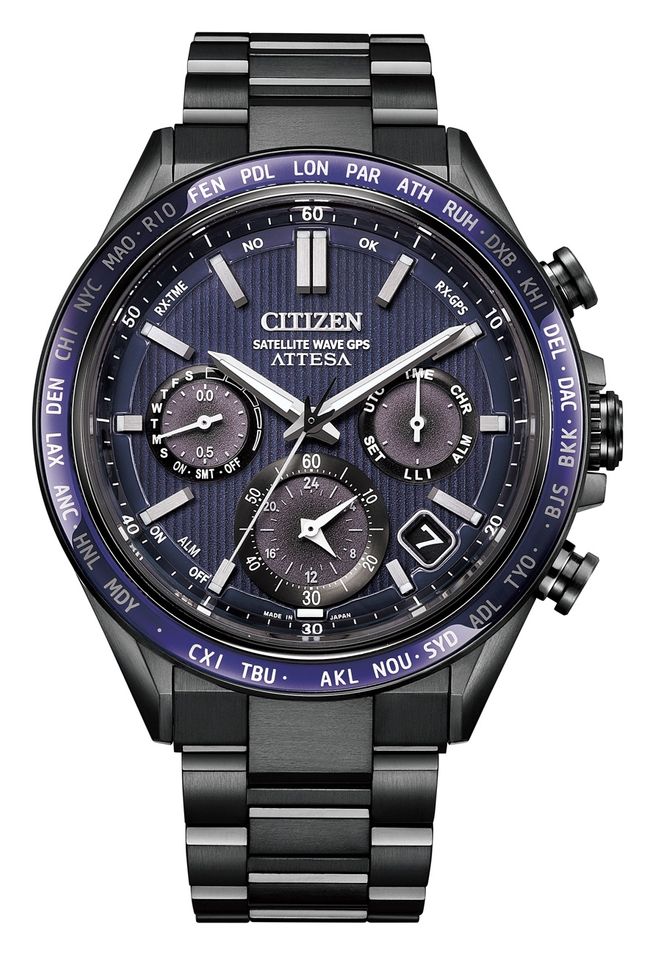 Citizen Attesa Titanium Eco Drive Satellite Wave Gps Special Pack CC4059-64L - Photo n°1