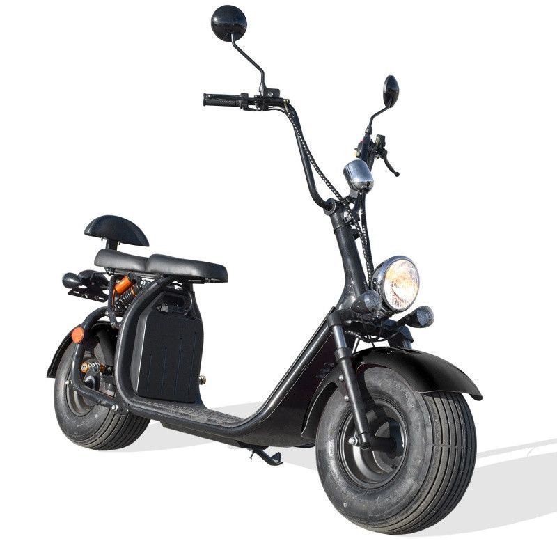 Citycoco homologuée noir 1500W lithium 60V 20Ah - Photo n°1