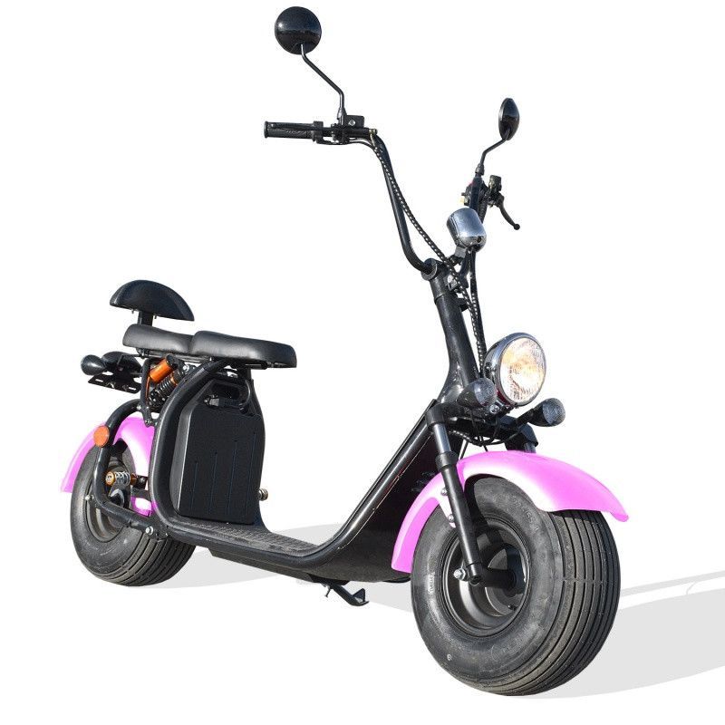Citycoco homologuée rose 1500W lithium 60V 20Ah - Photo n°1