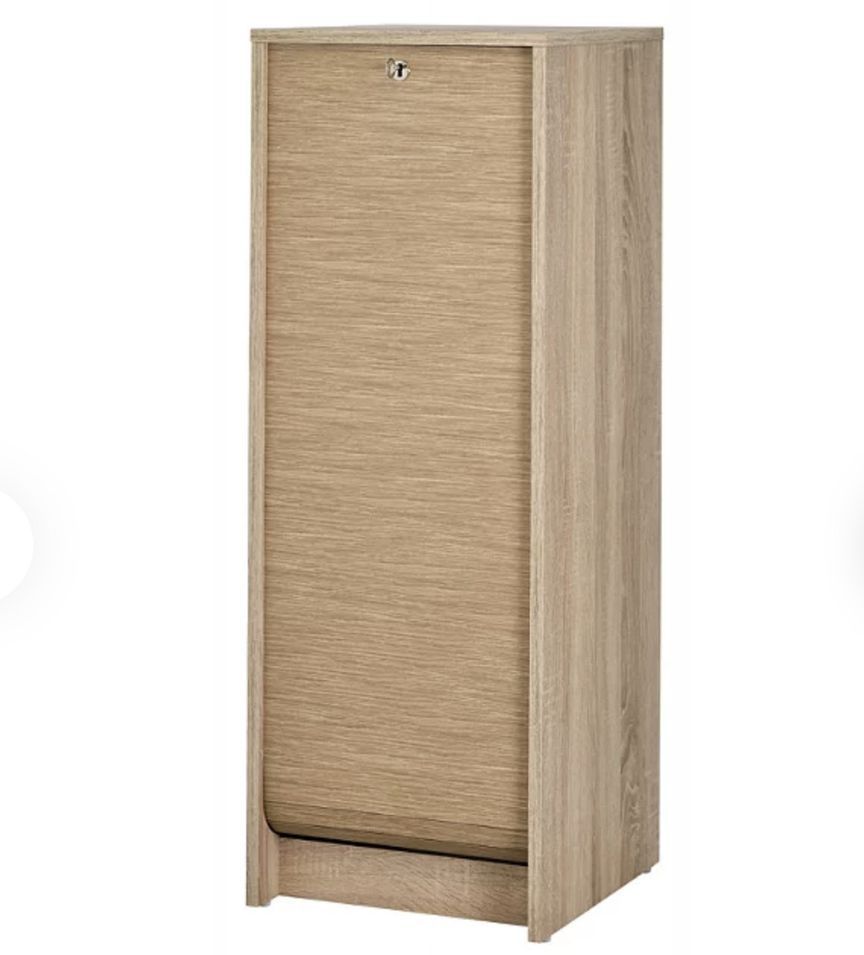 Classeur à rideau chêne naturel Boost h 104 cm - Photo n°1