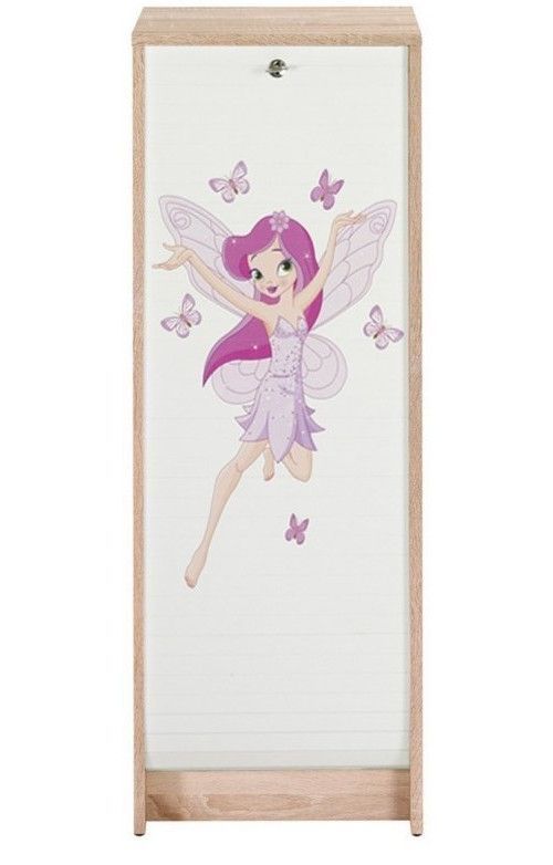 Classeur à rideau chêne naturel imprimé fée Boost - Photo n°1