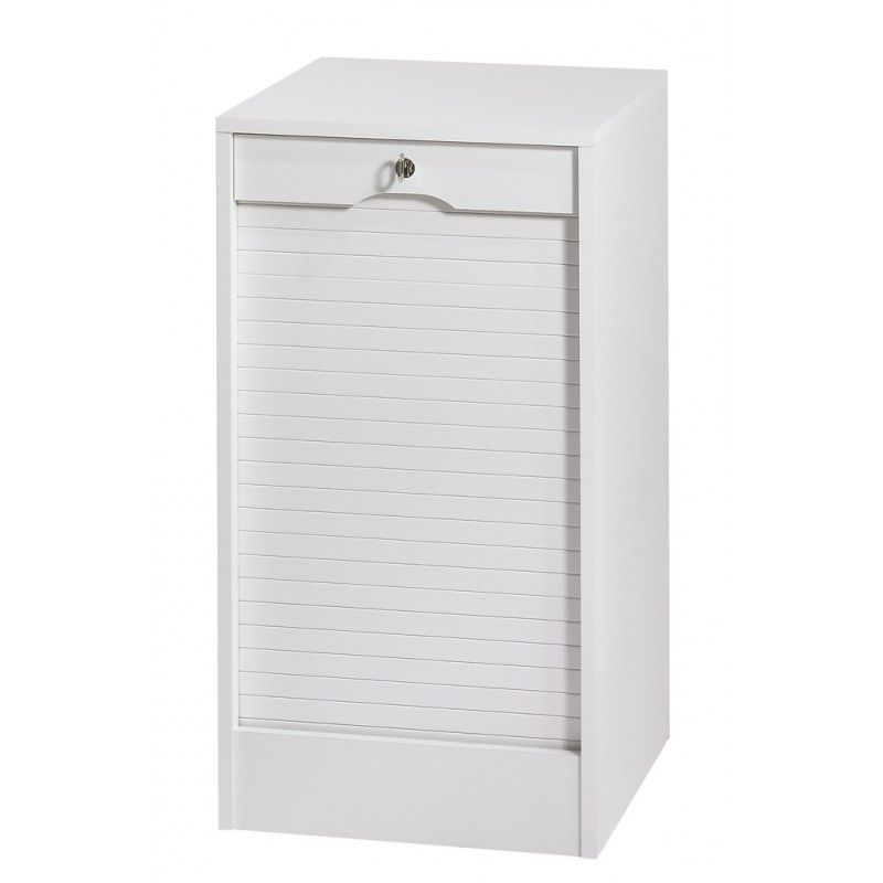 Classeur à rideau OFFICE 76 cm – Armoire de bureau compacte avec rangement dossiers suspendus - Photo n°1