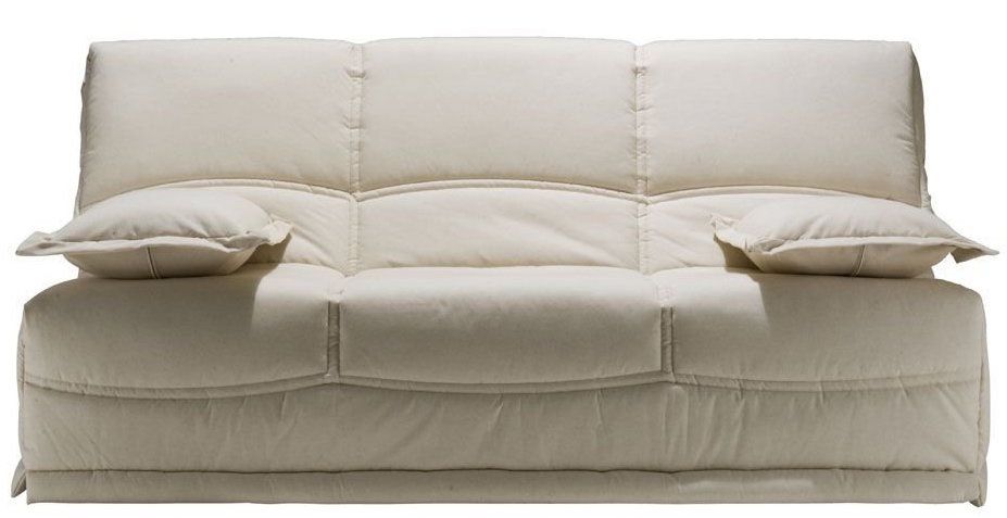 Clic Clac Ecru Matelas Bio 14 cm Basoko - Photo n°1