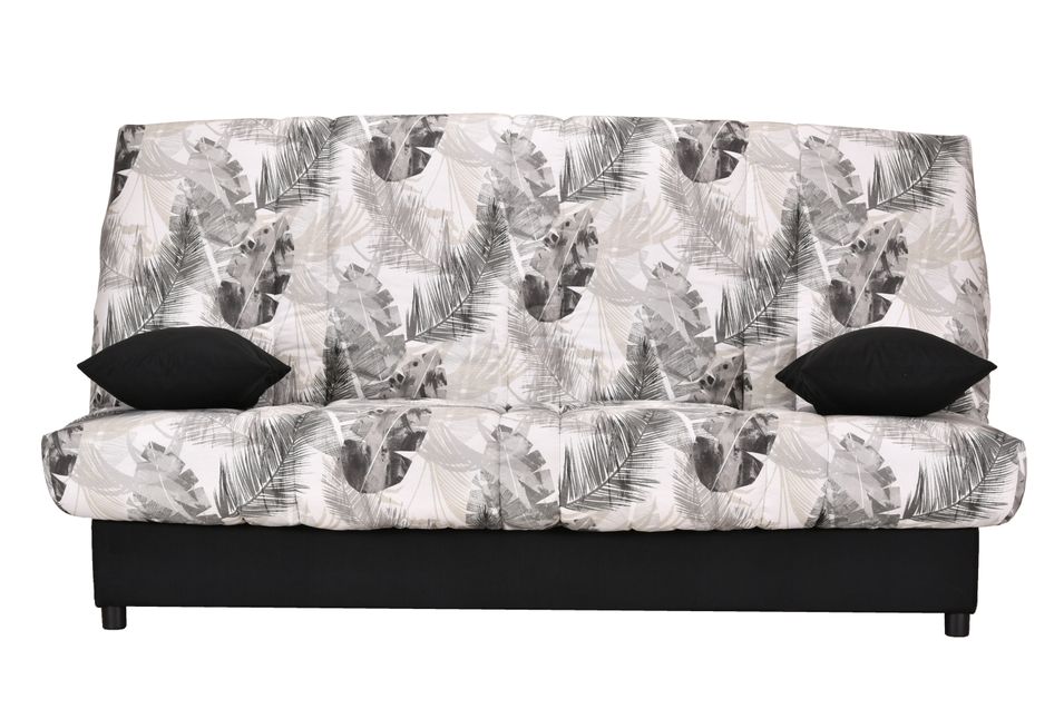 Clic Clac imprimé feuillage 130x190 cm matelas 11 cm - Photo n°1