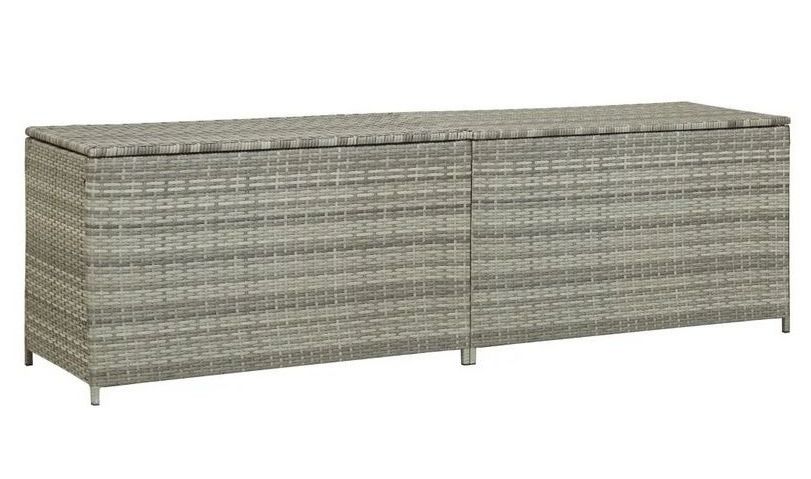 Coffre de jardin en résine tressée Zameno - Pratique et durable - Photo n°1