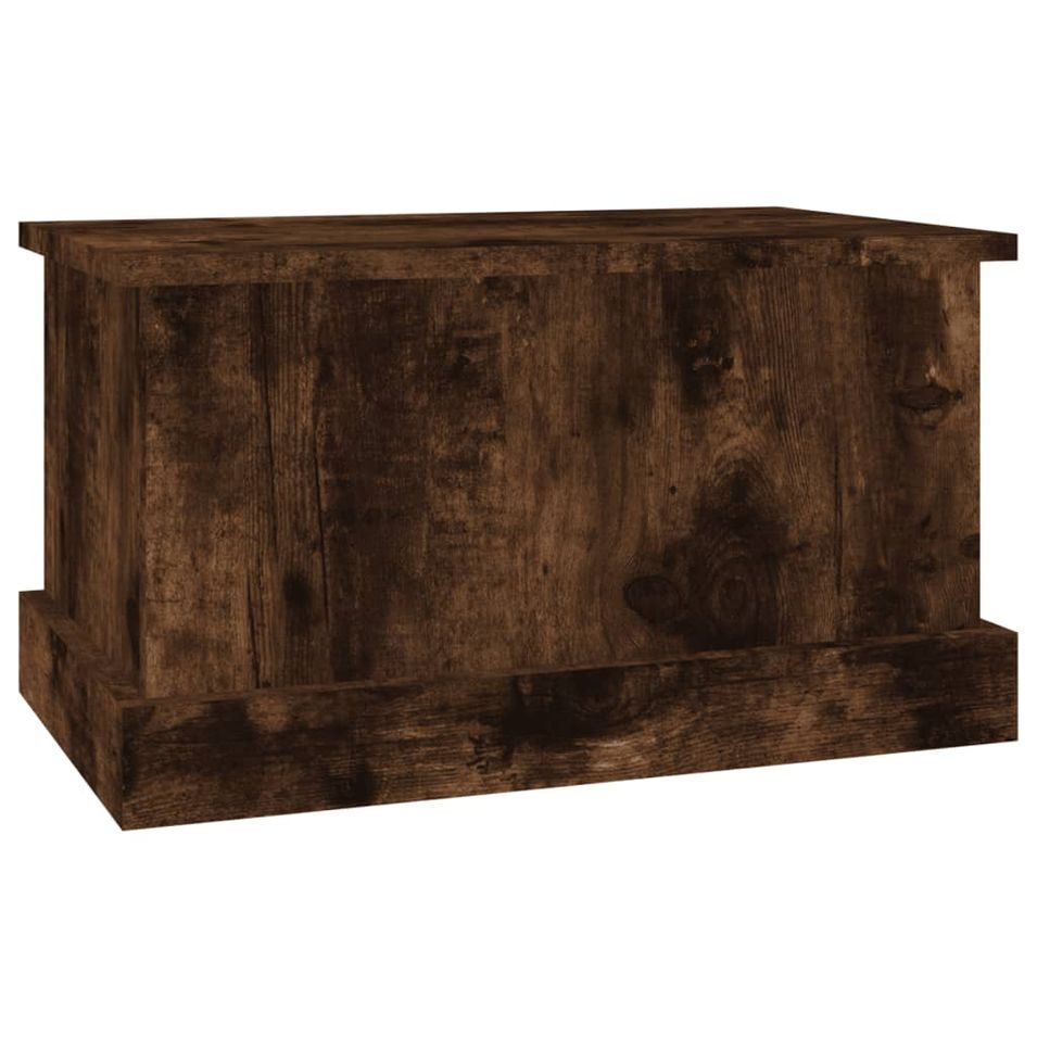 Coffre de rangement en bois Homira L 50 x H 28 x P 30 cm - Classique et intemporel - Photo n°1