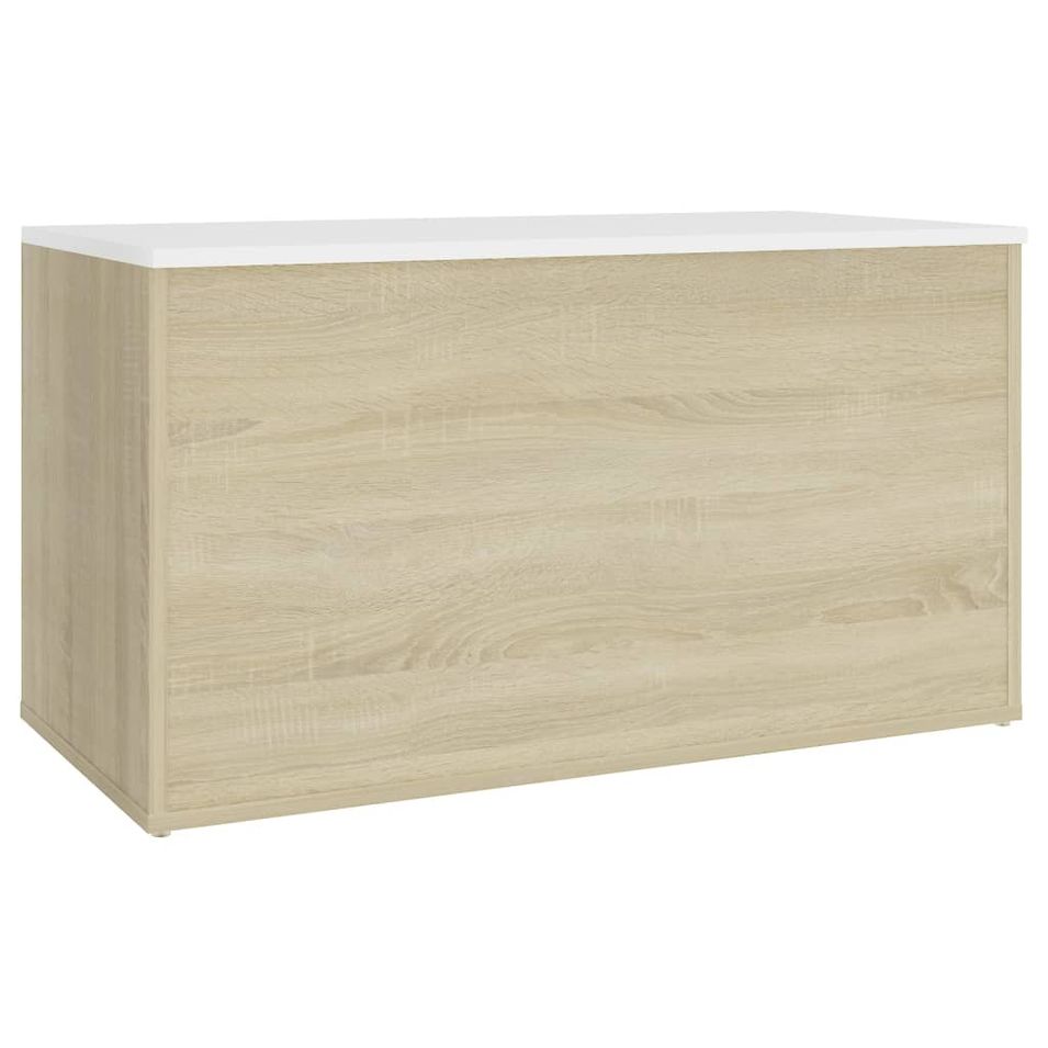 Coffre de rangement en bois Pomy L 84 x H 46 x P 42 cm – Pratique et polyvalent - Photo n°1