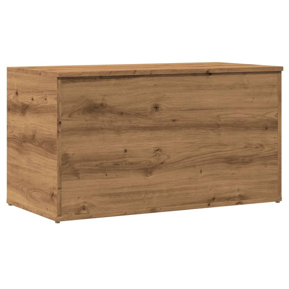Coffre de rangement en bois Pomy L 84 x H 46 x P 42 cm – Pratique et polyvalent - Photo n°1