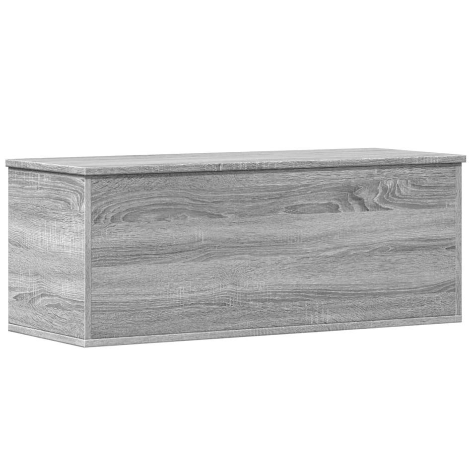 Coffre de rangement en bois Runika L 90 x H 35 x P 35 cm – Compact et pratique - Photo n°1