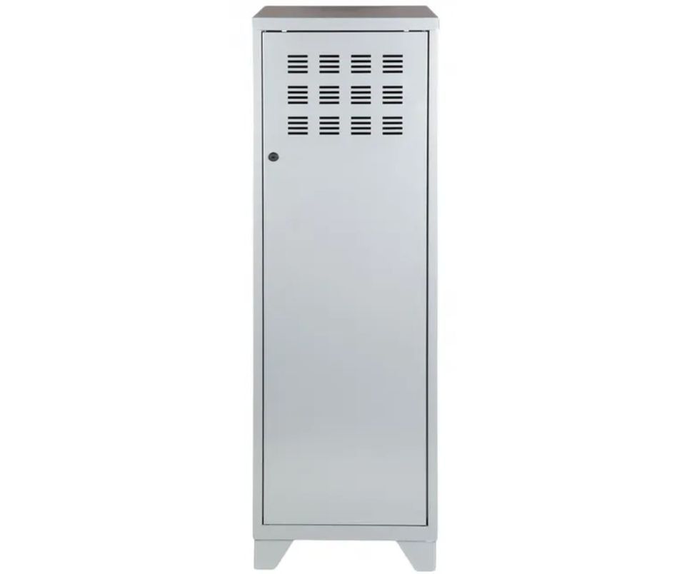 Colonne de rangement en métal H 134 cm Pikaro 1 porte 1 étagère - Fonctionnalité et élégance - Photo n°1