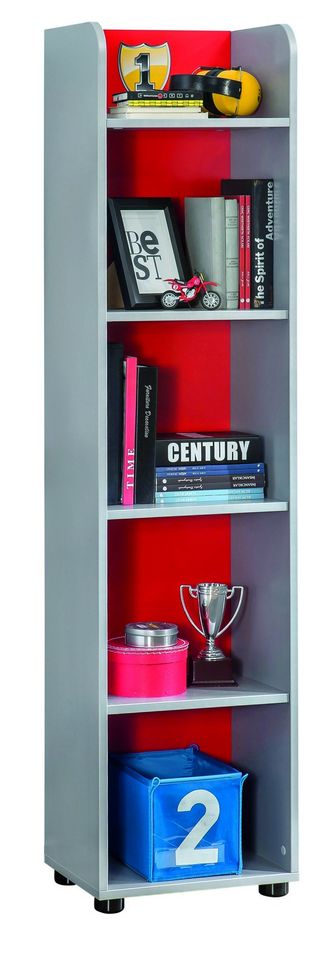 Colonne de rangement pour enfant rouge Racing Kup 160 cm - Photo n°2
