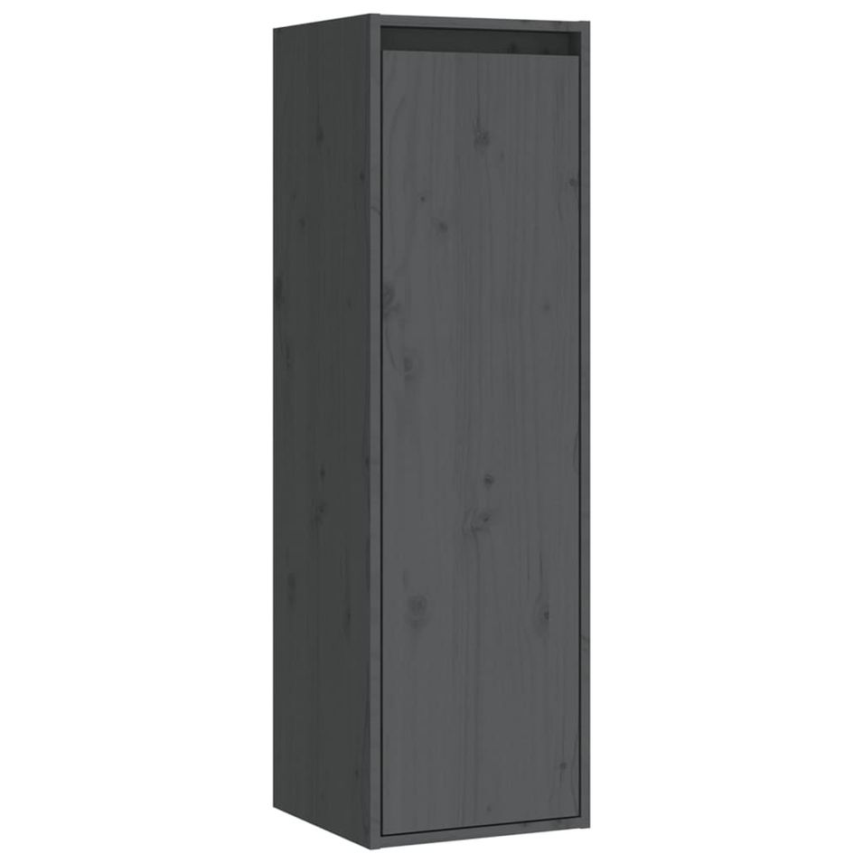 Colonne murale en bois massif Niko L 30 x H 100 x P 30 cm - Compacte et Pratique - Photo n°1
