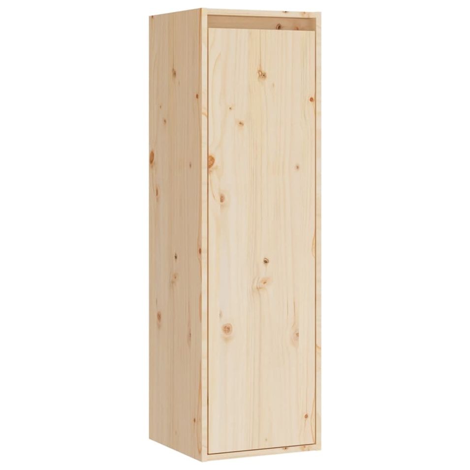 Colonne murale en bois massif Niko L 30 x H 100 x P 30 cm - Compacte et Pratique - Photo n°1