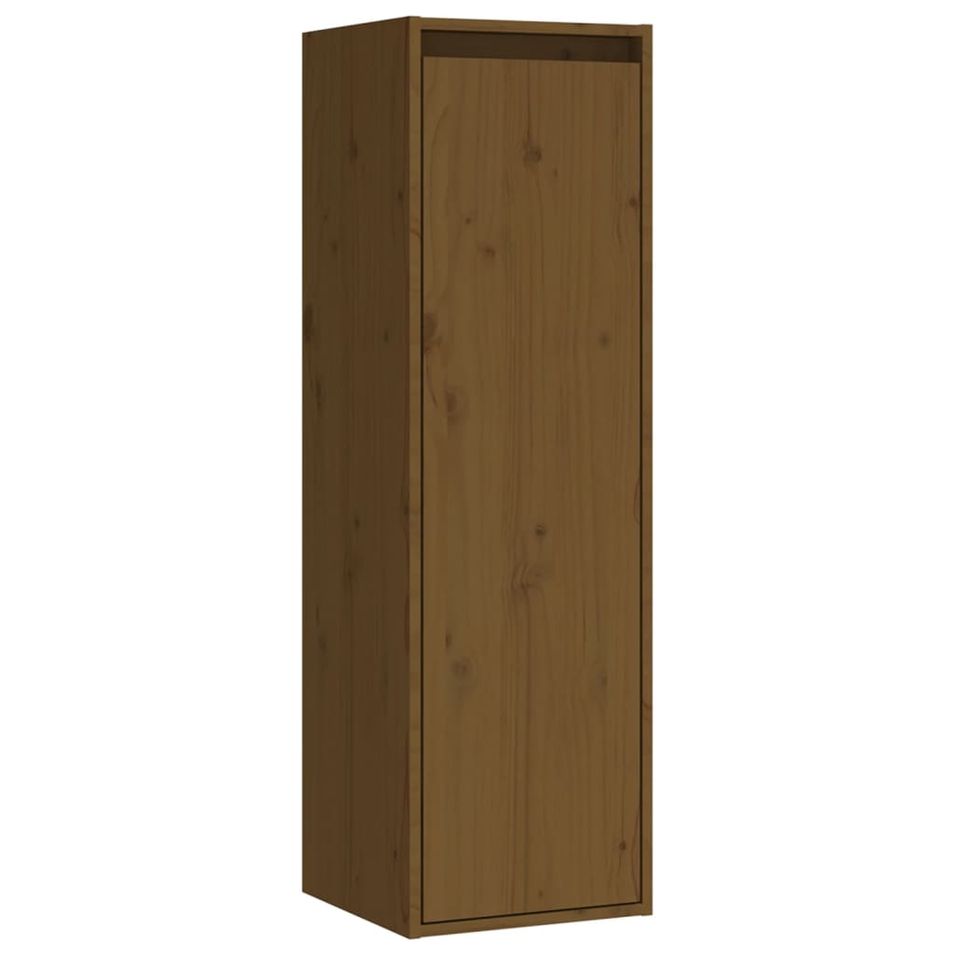 Colonne murale en bois massif Niko L 30 x H 100 x P 30 cm - Compacte et Pratique - Photo n°1