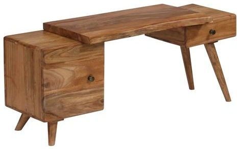 Commode 1 tiroir 1 porte acacia massif foncé Sopra - Photo n°1