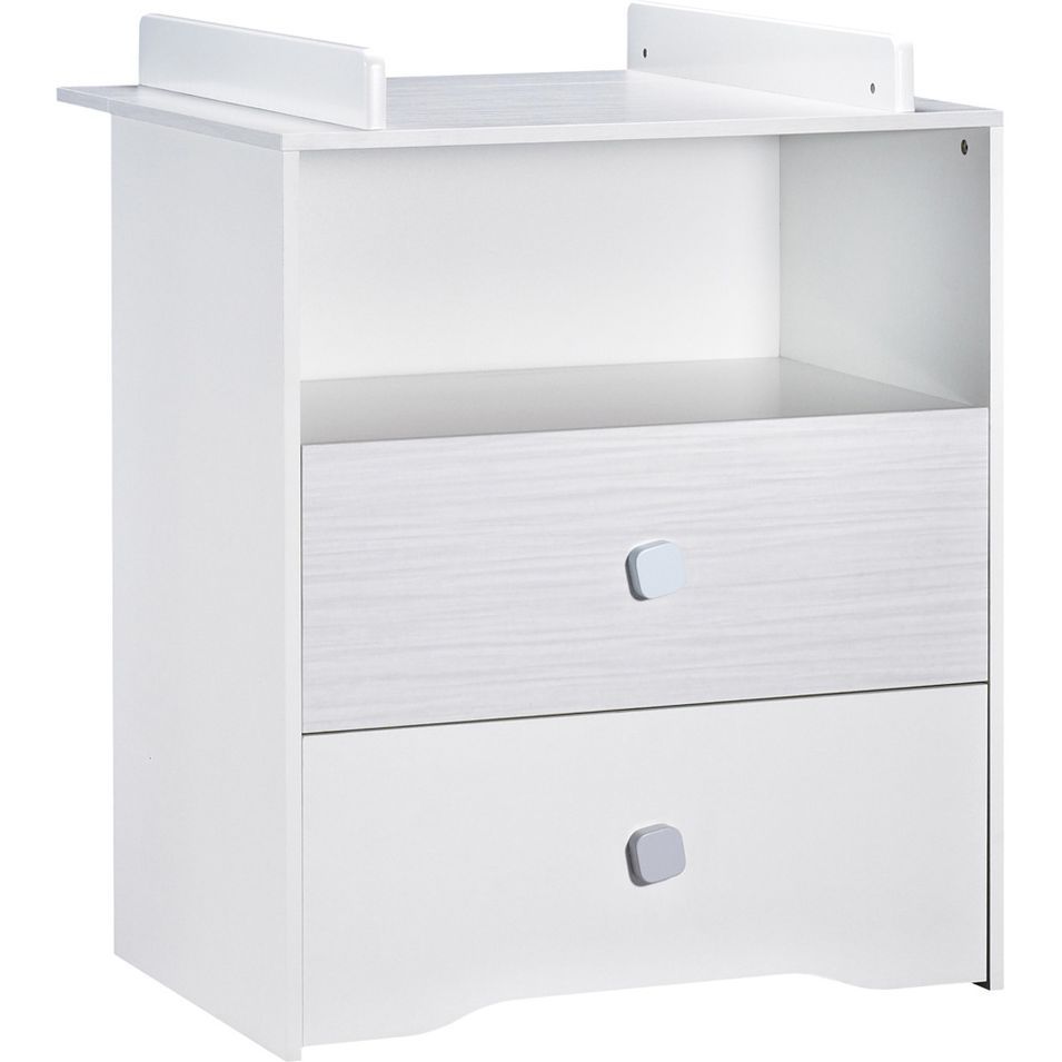 Commode 2 tiroirs avec dispositif à langer Pitchou - Photo n°1