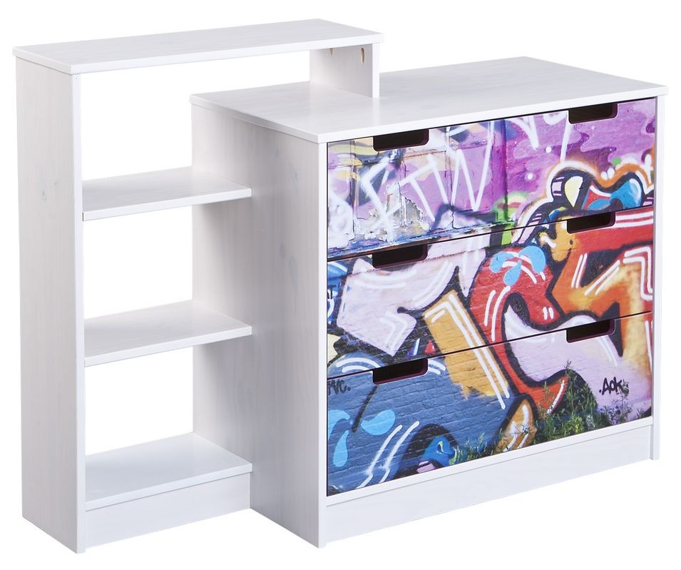 Commode 4 tiroirs GraffitiI - Photo n°1