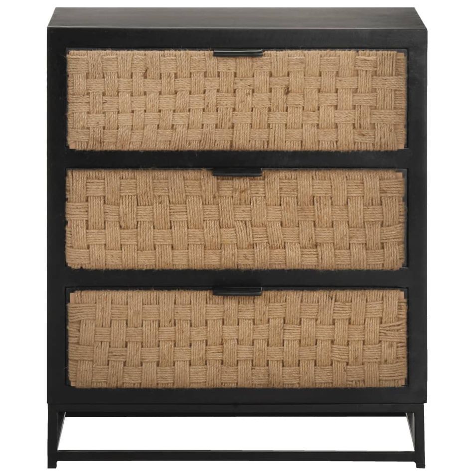 Commode 60x35x70 cm Bois de manguier massif - Photo n°1