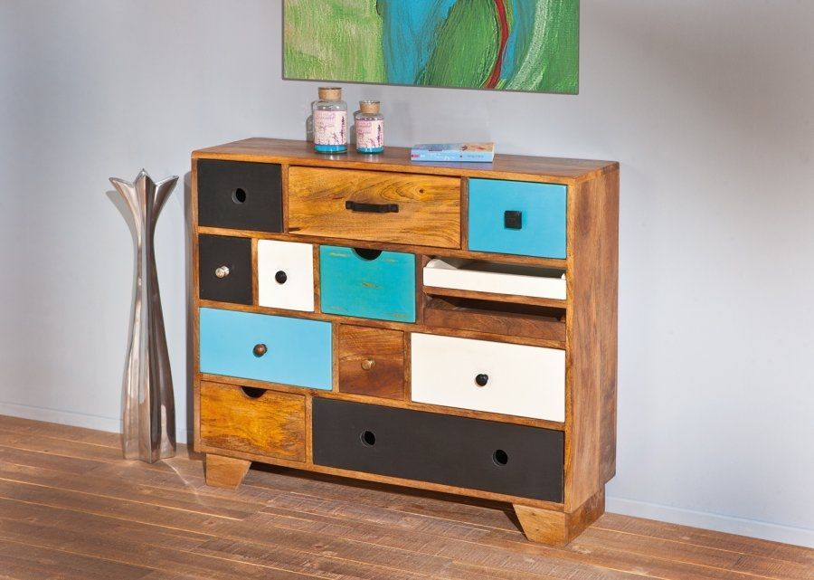 Commode en métal 13 tiroirs Todos - Photo n°1