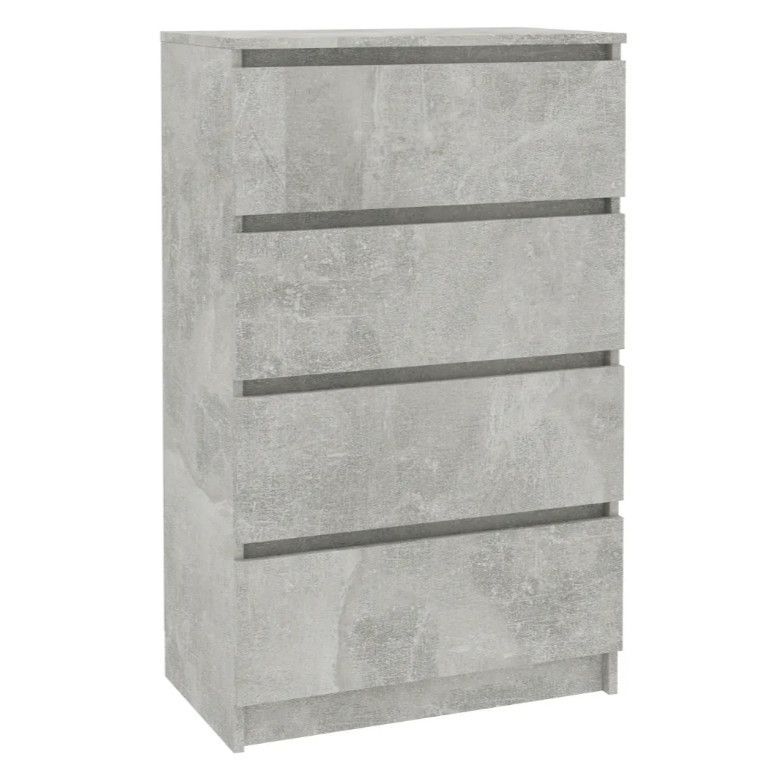 Commode haute 4 tiroirs en bois Agency - Fonctionnalité à votre service - Photo n°1