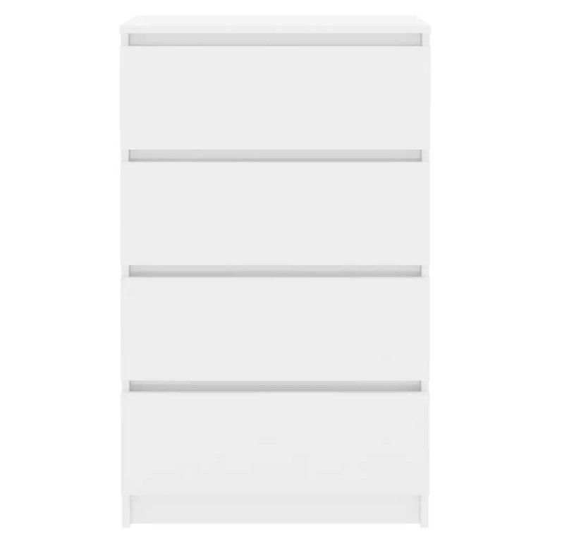 Commode haute 4 tiroirs en bois Agency - Fonctionnalité à votre service - Photo n°1