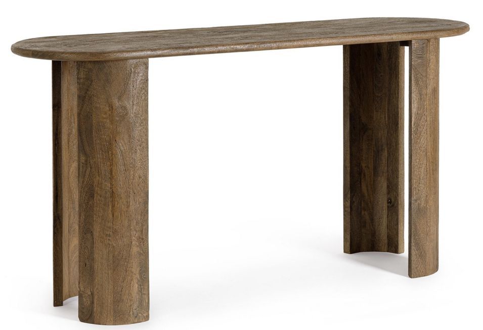 Console en bois massif Orinda 145 cm - Photo n°1