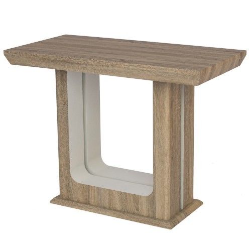 Console extensible chêne foncé 50 à 250 cm - 12 personnes Koffa - Photo n°1