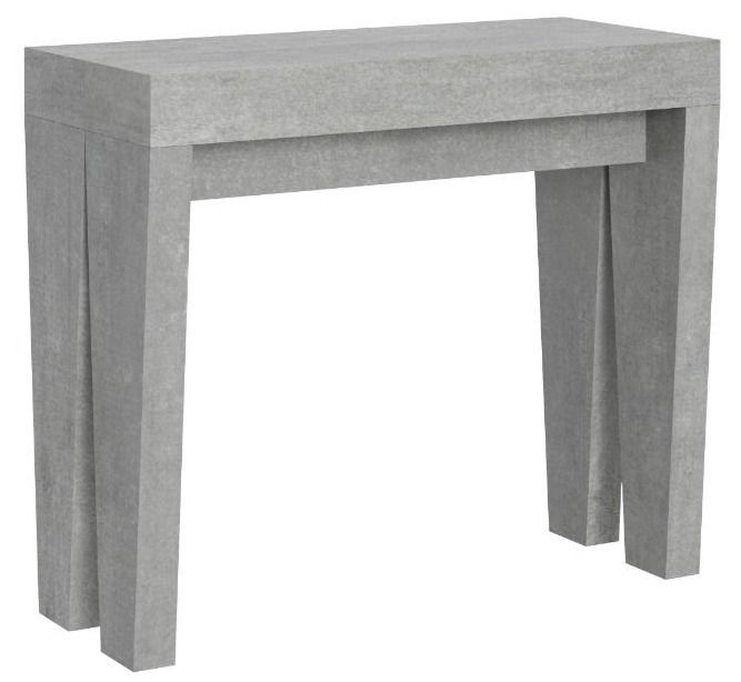 Console extensible en bois pieds forme V Kristo - Photo n°1