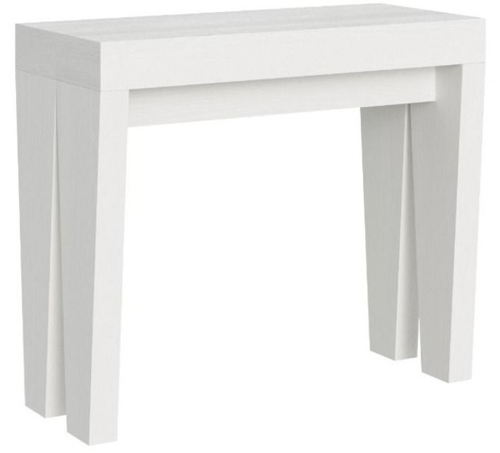 Console extensible en bois pieds forme V Kristo - Photo n°1