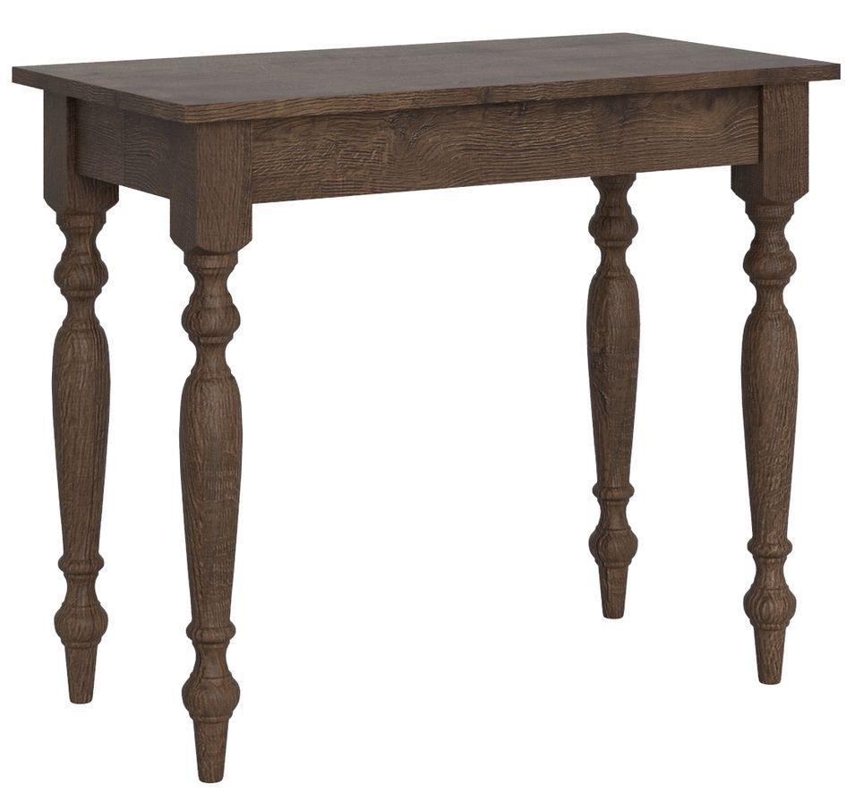 Console extensible noyer foncé 14 personnes 48 à 308 cm Roma - Photo n°1