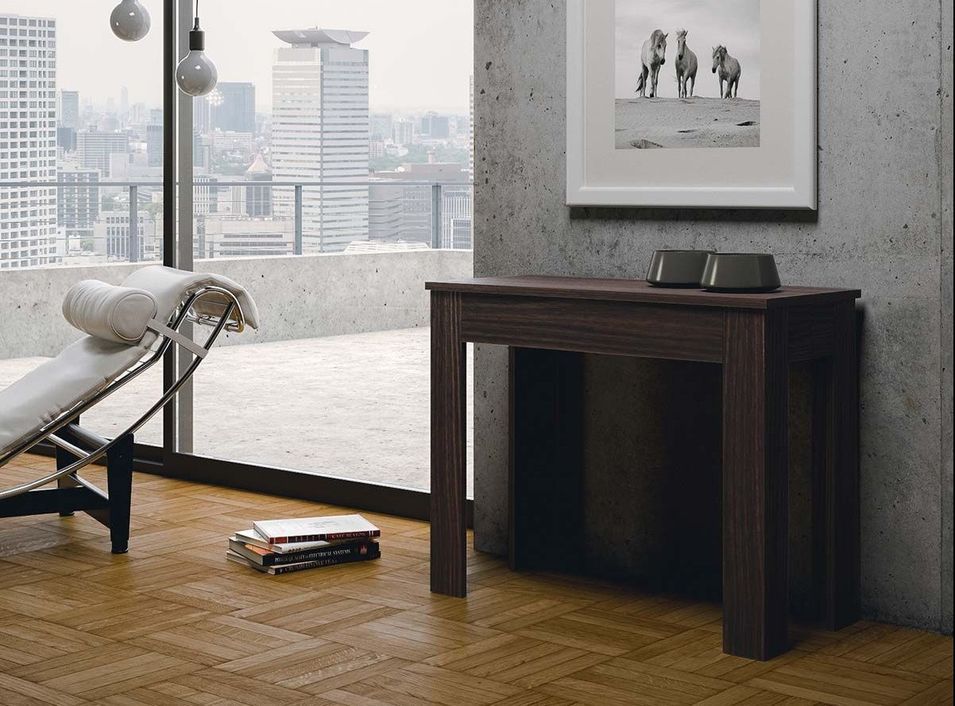 Console extensible vintage 14 personnes 42 à 302 cm Manja - Photo n°1