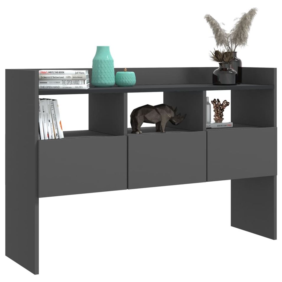 Console Gris 105x30x70 cm - Photo n°1