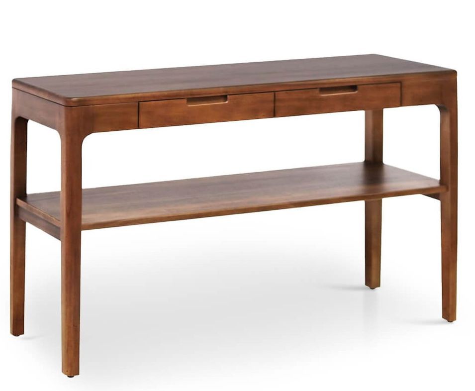 Console VALENCIA – Bois massif d’acajou – 120 cm - Photo n°1