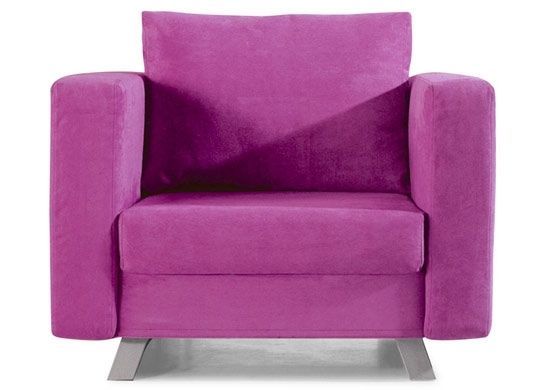 Convertible 1 place Microfibre Rose Mono - Photo n°1