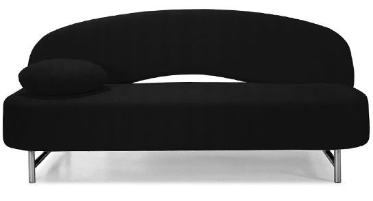 Convertible convertible Microfibre Noir Buna - Photo n°1