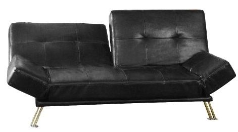 Convertible design Cuir Noir Vizio - Photo n°1