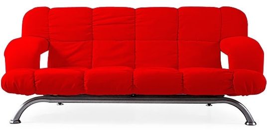 Convertible design Microfibre Rouge Vital - Photo n°1