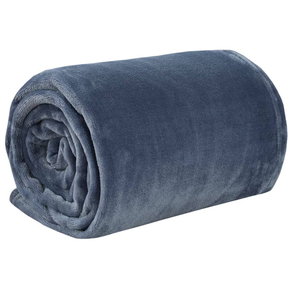 Couverture gris ultime 130x170 cm polyester - Photo n°1