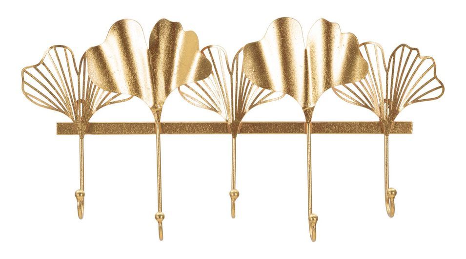 Crochet mural 5 feuilles cm 49,5 x 6 x 26,3 - Photo n°1