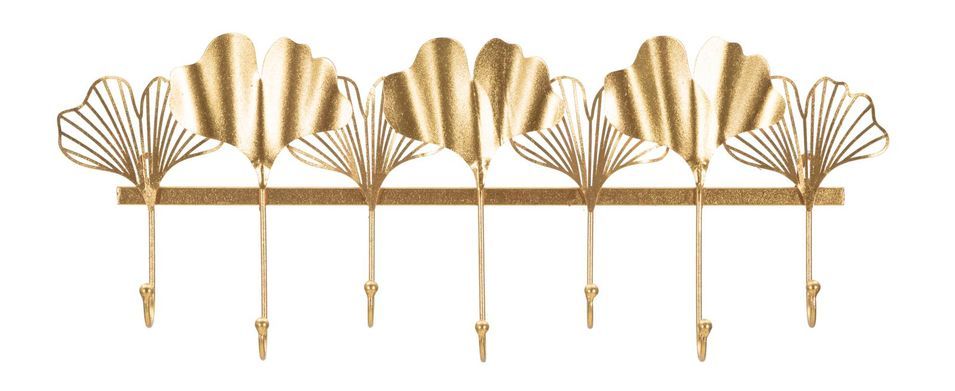 Crochet mural 7 feuilles cm 66,2x6x26,3 - Photo n°1