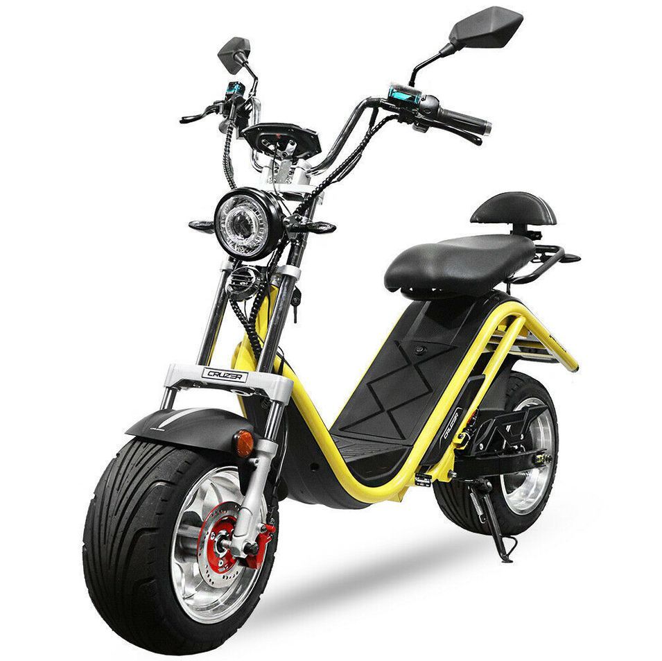 Cruzer i12 2100W jaune Scooter électrique homologué - Photo n°1