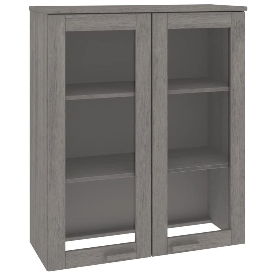 Dessus de buffet HAMAR Gris clair 85x35x100 cm Bois de pin - Photo n°1